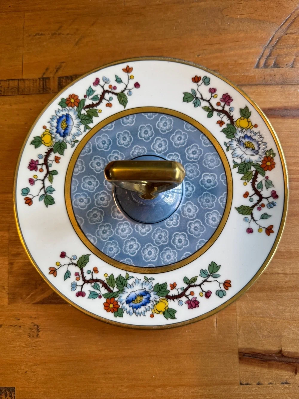 Vintage Noritake Floral Handled Serving Plate 8